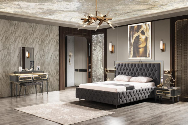 Nachttisch Konsolen Beistelltische Tisch Luxus Hotel Schlafzimmer Möbel Holz Neu