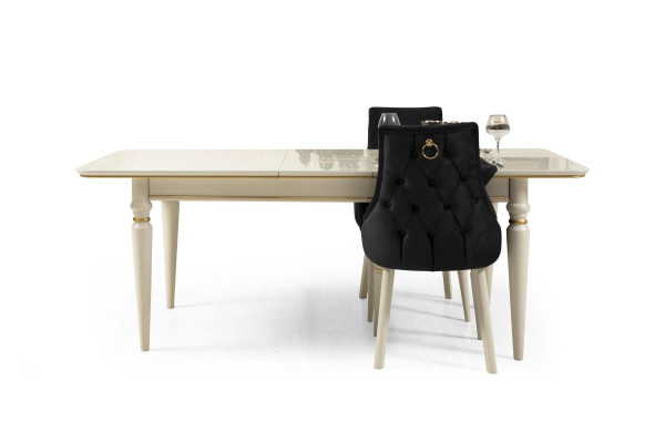 Komplett Set Esstisch 4x Stühle Esszimmer Set Ess Gruppe Holz Tisch Tische 5tlg