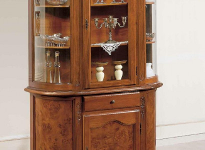 Vitrine Italienische Möbel Vitrine Wohnzimmer Sideboard Anrichte Glas Schränke