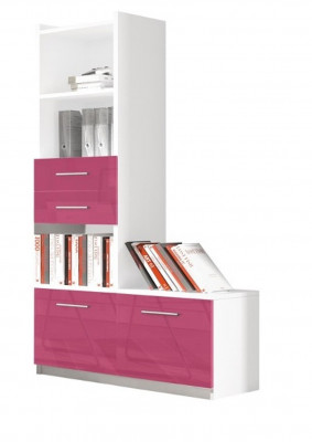 Kinderzimmer Rosa Mädchen Schrank Bett Tisch Holz 5tlg. Schlafzimmer