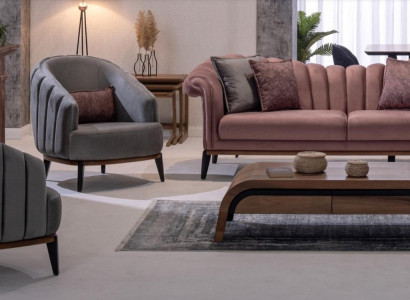 Sofagarnitur 311 Sitzer Set Design Sofa Polster Couchen Couch Modern Garnitur
