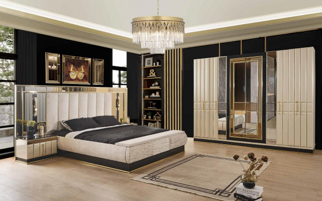 Kleiderschrank Spiegel Luxus Schrank Schlafzimmer Möbel Schränke