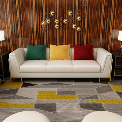Ledersofa Couch Sofagarnituren 3+2+1 Sitzer Design Garnitur Modern Sofa