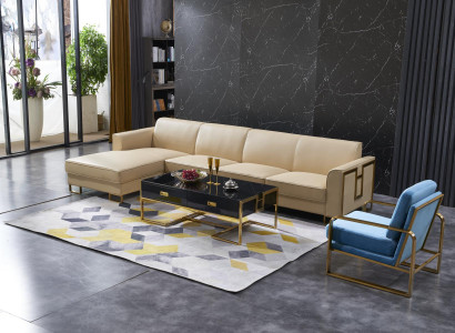 Wohnlandschaft L Form Ecksofa Couch Design Polster Garnitur Sofa Ecke 