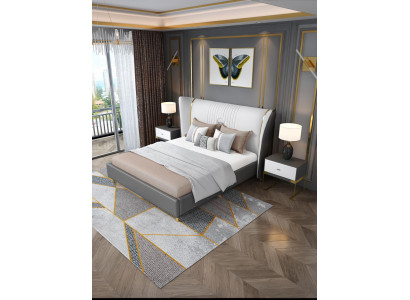 Luxus Schlafzimmer Bett Nachttisch Kommode 3 tlg. Set Design Betten