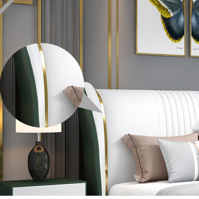 Luxus Schlafzimmer Bett Nachttisch Kommode 3 tlg. Set Design Betten