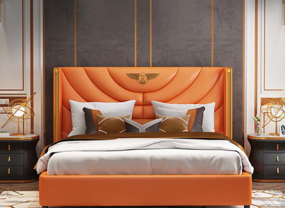 Holz Design Bett Doppel Luxus Ehe Hotel Modernes Gestell Schlaf Zimmer