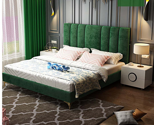 Luxus Schlafzimmer Möbel Komplett 3tlg. Set Bett 2x Nachttische Modernes