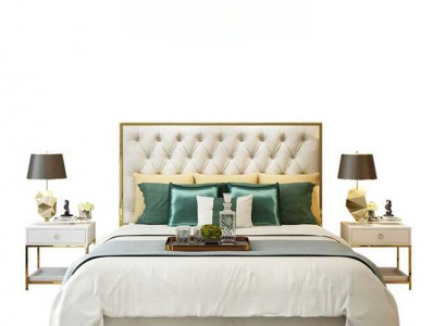 Doppelbett Schlafzimmer Luxus Hotel Ehe Bett 2x Nachttisch 3tlg. Set Betten