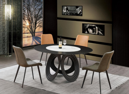 Komplett Set Esstisch 4x Stühle Esszimmer Set Ess Gruppe Holz Tisch