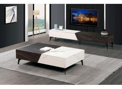 Couchtisch Sideboard 2tlg Wohnzimmer Möbel Tisch Lowboard Schrankwände Kommode