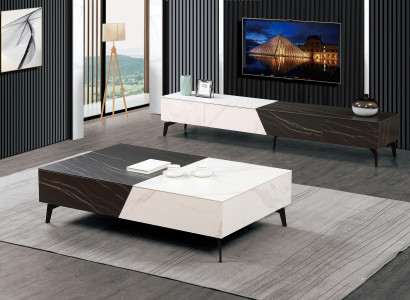 Couchtisch Sideboard 2tlg Wohnzimmer Möbel Tisch Lowboard Schrankwände Kommode