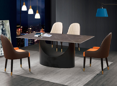 Klassische Luxus Esszimmer Möbel Essgarnitur Lehnstuhl Tisch Gruppe