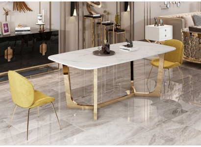 Italienische Stil Möbel Esstisch Tisch Holz Möbel Esszimmer 180x90cm Esstische