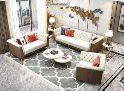 Sofa Couch Garnitur Sitz Polster Komplett Set 3+2+1 Sofas Designer