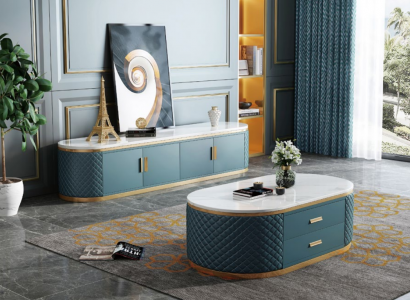 Designer Kommode Anrichte Low Board Side Dekor Schrank Wohn Zimmer Regal