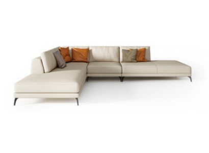 Ecksofa Polster Garnitur Wohnlandschaft Dekor L Form Designer Sofa Couch