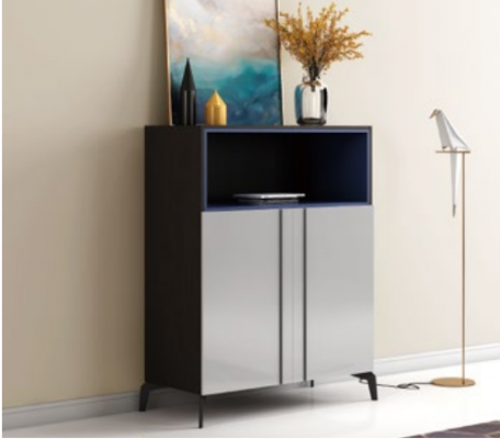 Design Kommode Anrichte Side Lowboard Schrank Regal Dekorative Luxus Wohn