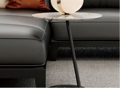 Beistelltisch Runder Tisch Couchtisch Sofa Wohnzimmer Runde Deko Design