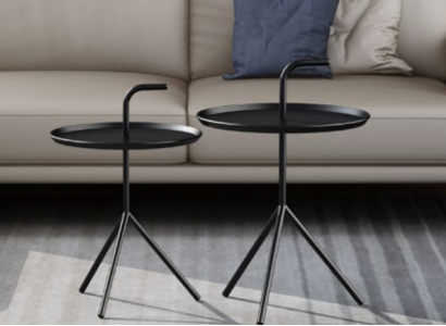 Set 2x Couchtisch Deko Kaffeetisch Beistelltisch Designer Wohnzimmertisch