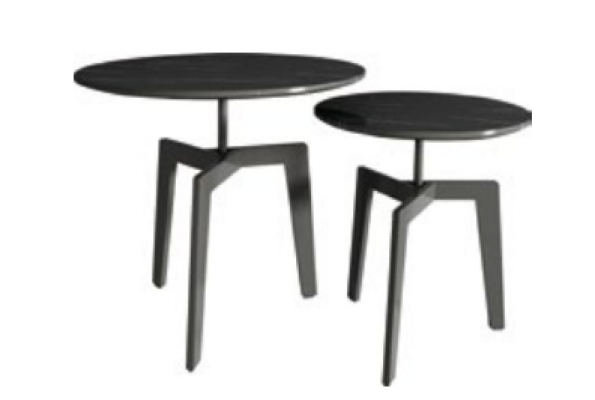Set 2x Deko Couchtisch Kaffeetisch Beistelltisch Designer Wohnzimmertisch