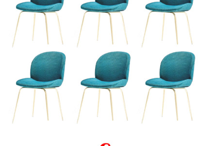 Grüne Sessel 6x Luxus Modern Esszimmer Stuhl Stühle Sitz Modern Holz