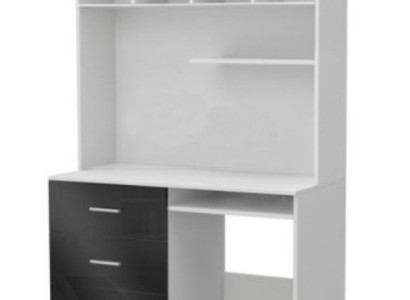 Schreibtisch Schwarz Tisch Büro Kinderzimmer Jugendzimmer Tische Neu Hochglanz