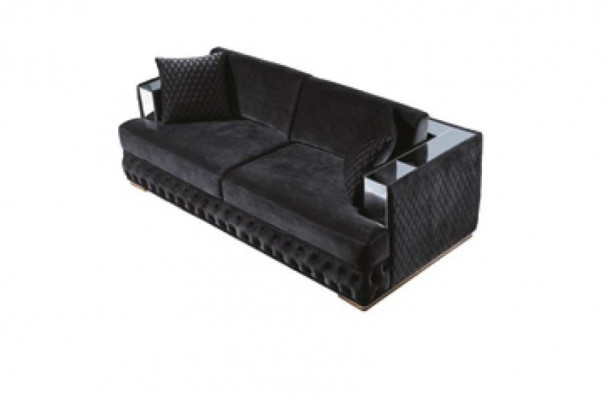 Chesterfield Luxus Sofagarnitur Polster Möbel 3+3+1 Wohnlandschaft