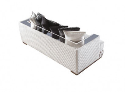 Sofa 3 Sitzer Weiß Luxus Wohnzimmer Klassische Italienischer Stil