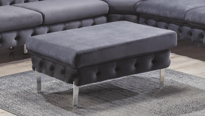 Hocker Blau Wohnzimmer Chesterfield Elegantes Mobel Italienischer Stil