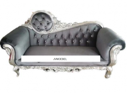 Thron Sessel Königlicher Polster Chesterfield Samt 2 Sitzer Antik Stil Stühle