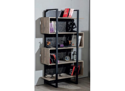 Bücherregal Modern Holz Kinderzimmer Braun Schrank Möbel Design Schlafzimmer Neu