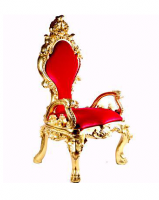 Thron Stühle Sessel Königlicher Polster Samt Chesterfield 1 Sitzer Antik Stil