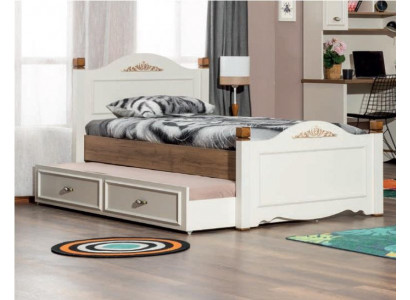 Kinderbett Kinderzimmer Bett Schlafzimmer Design Luxus Möbel Holz Jugendzimmer