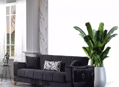 Sofa 3-Sitzer Couch Stoffsofa Sitzmöbel Polstersofa Loungesofa Armlehne