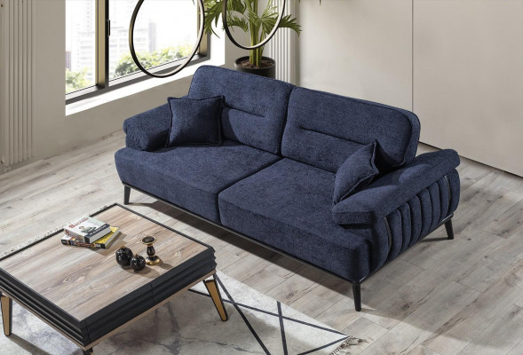 Luxus Sofa 3 Sitzer Design Sofas Polster Moderne Sitz Stoff Neu Möbel Couch