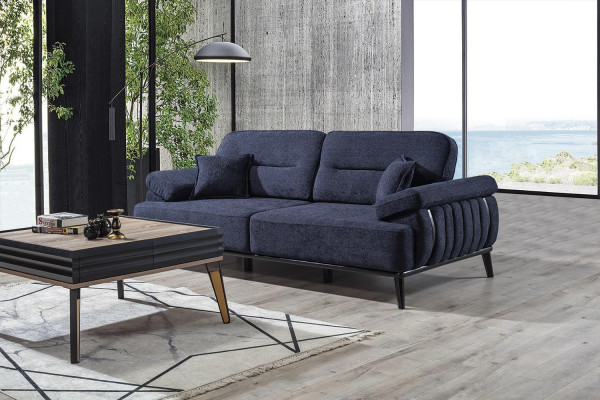 Luxus Sofa 3 Sitzer Design Sofas Polster Moderne Sitz Stoff Neu Möbel Couch