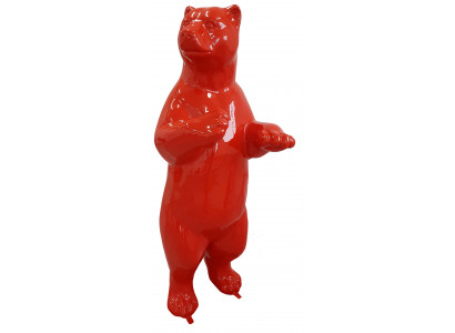 Designer Figur Statue Moderne Figuren Dekoration Bär Garten Skulptur Skulpturen 