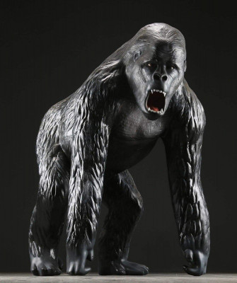 Designer Figur Statue Moderne Figuren Statuen Dekoration Deko Gorilla Garten Neu