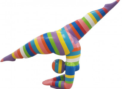 Design Figuren Skulpturen Moderne Abstrakte Skulptur Frau Akrobatin Dekoration