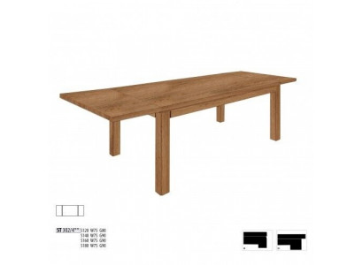 Echtes Holz Massiv Tisch 180x90cm Esszimmer Tische Eiche massivholztisch Möbel