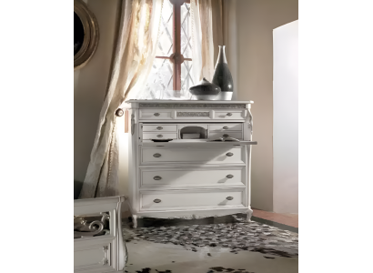 Kommode Luxus Kommoden Wohnzimmer Holz Klassischе Design Weiß Neu