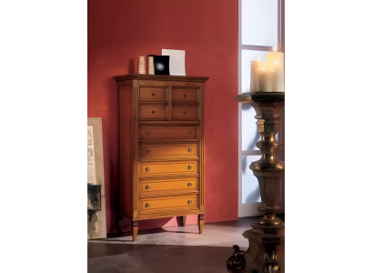 Kommode Sideboard Kommoden 9 Schubladen Klassisch Hochschrank Holz Neu