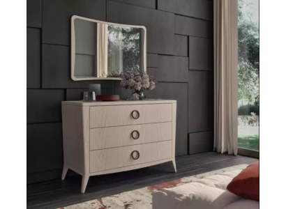 Kommode Spiegel Schlafzimmer Holz modernes Design luxuriös neu