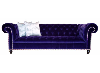 Chesterfield Sofa Polster Designer Sofas Garnitur Couch Samt Ledersofa