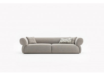 Sofa 3 Sitzer Beige Sofa Luxus Wohnzimmer Modern Design Polsterstoff Neu