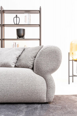 Sofa 3 Sitzer Beige Sofa Luxus Wohnzimmer Modern Design Polsterstoff Neu