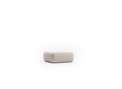 Hocker Beige Wohnzimmer Polster Textil Möbel Möbel Ottomane Couch