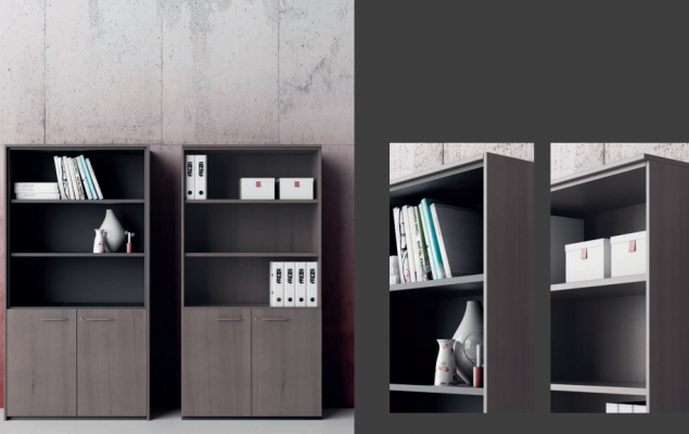 Möbel Einrichtung Regal Regale Holz Design Neu Aktenschrank Schrank Büro System