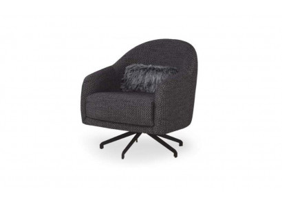 Design Sessel Wohnzimmer Luxus Möbel Schwarzer Stilvoll Lounge Club